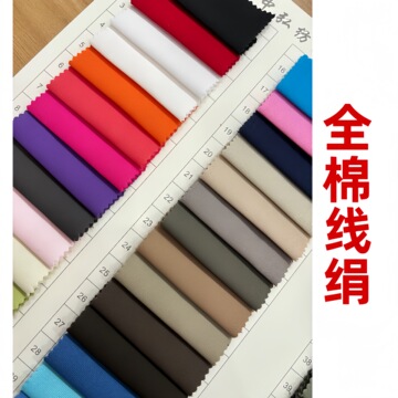 全棉线娟细珠帆布21支10050 全工艺长车染色 工装箱包鞋帽布料