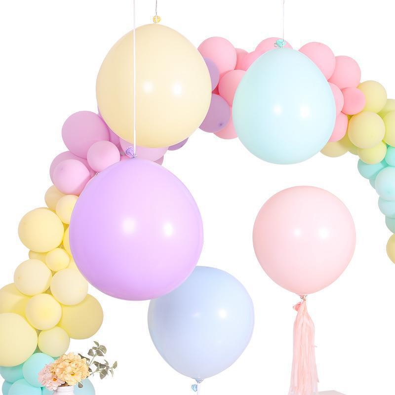 5-Inch 10-Inch 12-Inch 18-Inch Thickened Macaron Balloon Party Wedding Arch Layout Rubber Balloons Wholesale