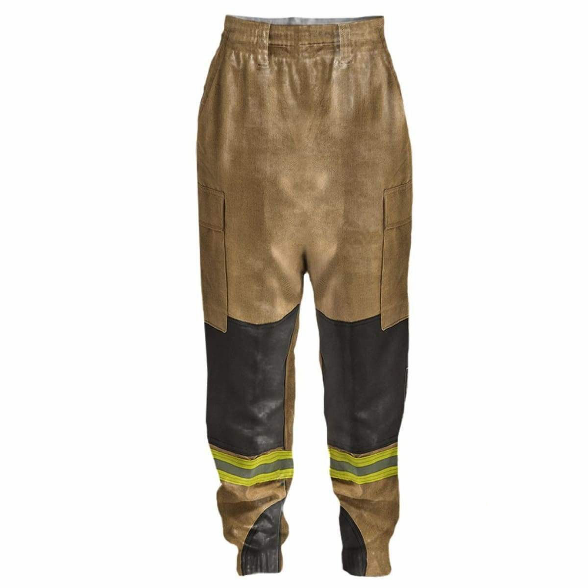 厂家直销 跨境新款3d数码消防员印花长裤运动休闲大码系绳长裤