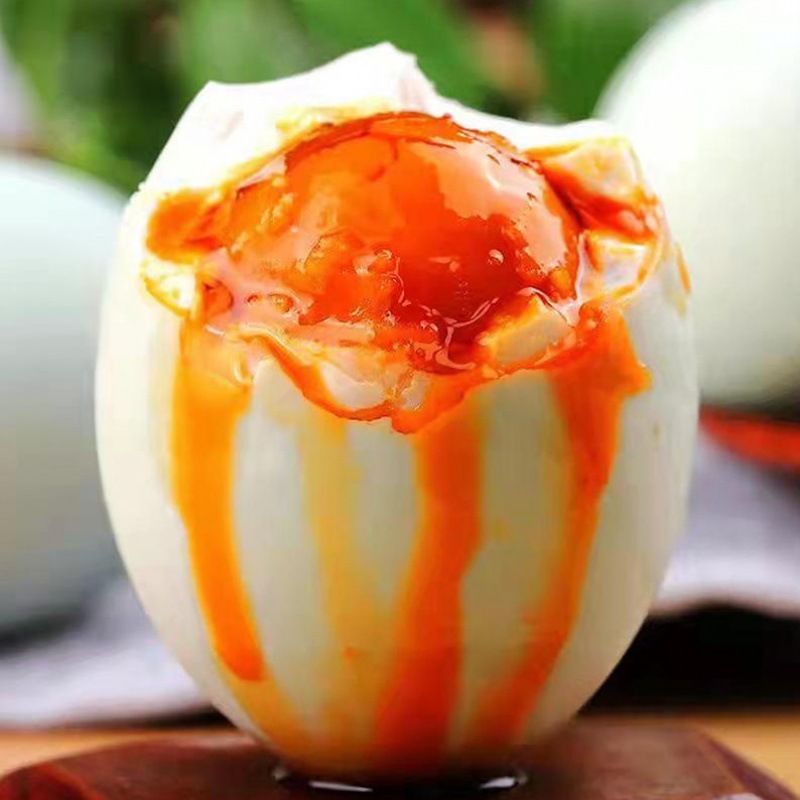 海鸭蛋批发【70g咸鸭蛋红心流油】熟特大咸鸭蛋黄新鲜真空箱装