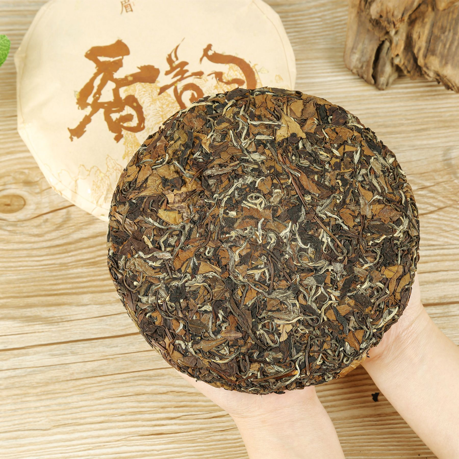 2016年香韵高山枣香贡眉白茶饼 老贡眉茶饼350g
