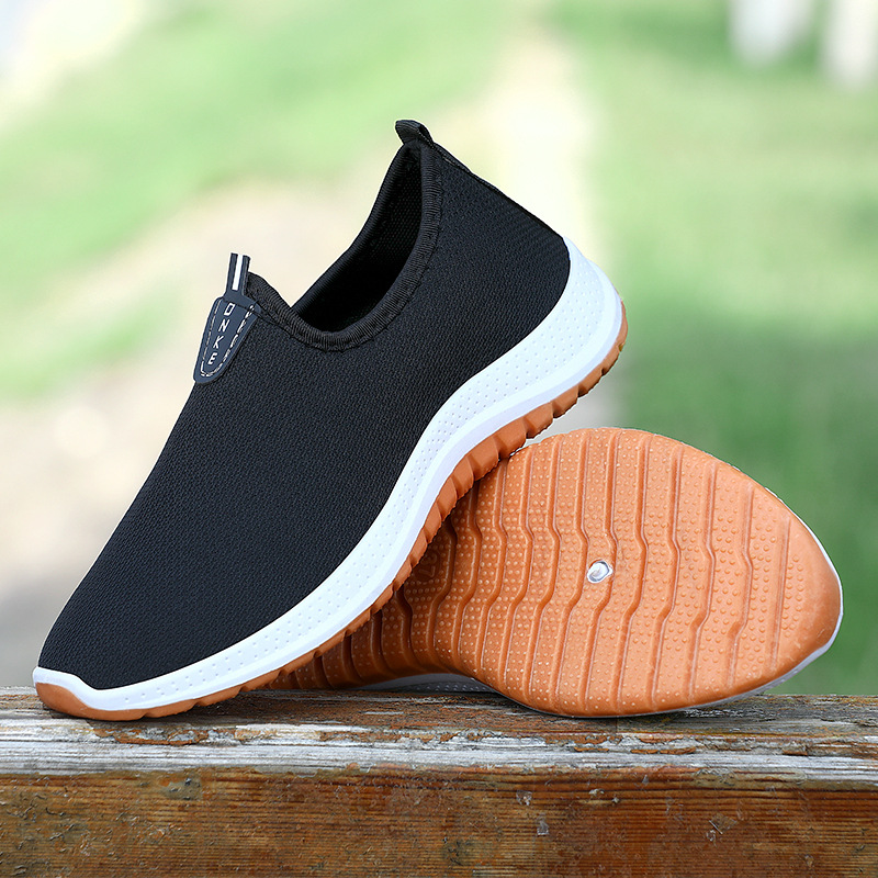 One Piece Dropshipping Beef Tendon Platform plus Old Beijing Cloth Shoes Slip-on Comfortable Lightweight Pumps Middle-Aged and Elderly Walking Shoes