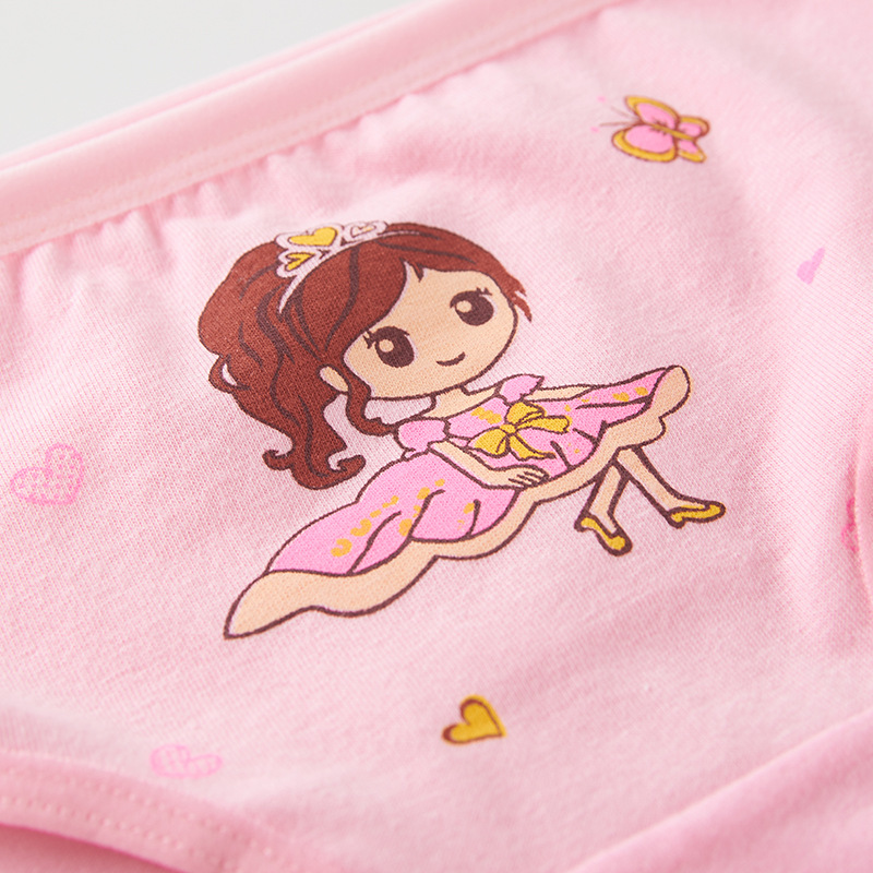 儿童内裤女童内裤三角宝宝短裤女纯婴儿棉小童女孩中大童三角内裤