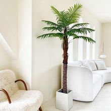 大型室内仿真树刺葵针葵椰子树仿生绿植落地盆栽假树客厅造景批发