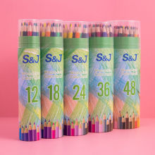 学生油性彩色铅笔套装12色36色48色画笔文具美术用品彩铅专业手绘