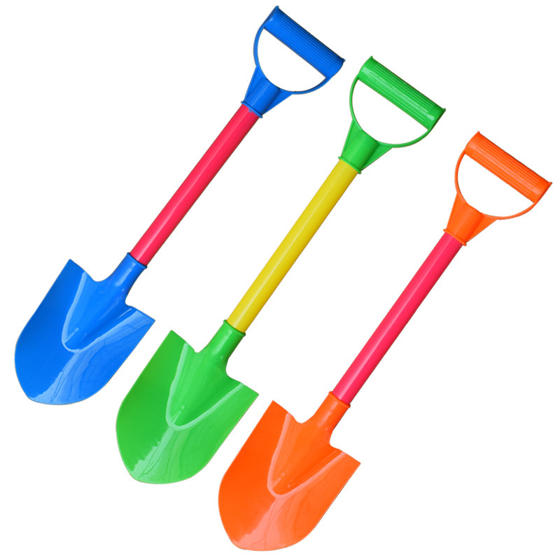 批发塑料沙滩铲 儿童夏季玩沙工具51cm铲子 地摊热销沙滩玩具