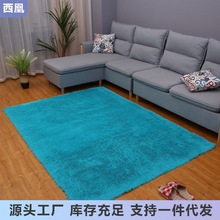 长方形PV绒长毛地毯地垫客厅茶几沙发卧室床边瑜伽丝毛地毯