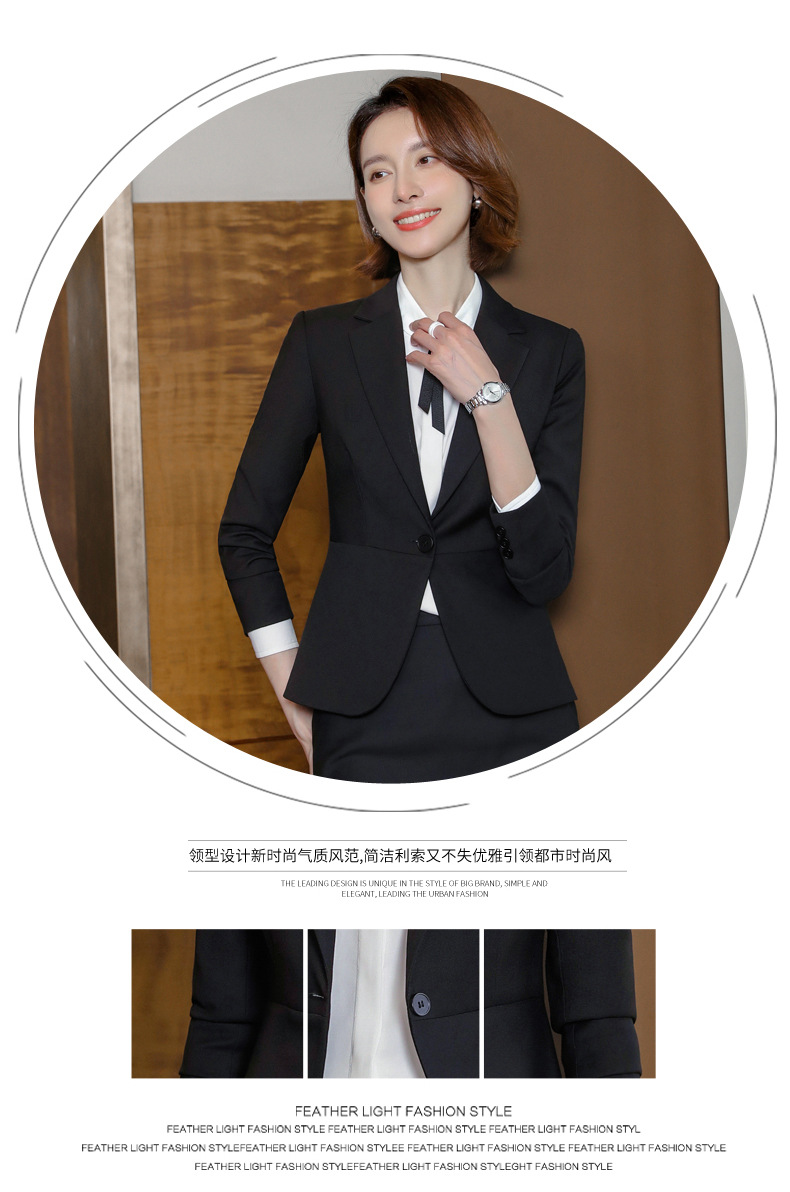 老凤祥工作服中国黄金珠宝店金店银楼职业装酒店前台长袖西服套装