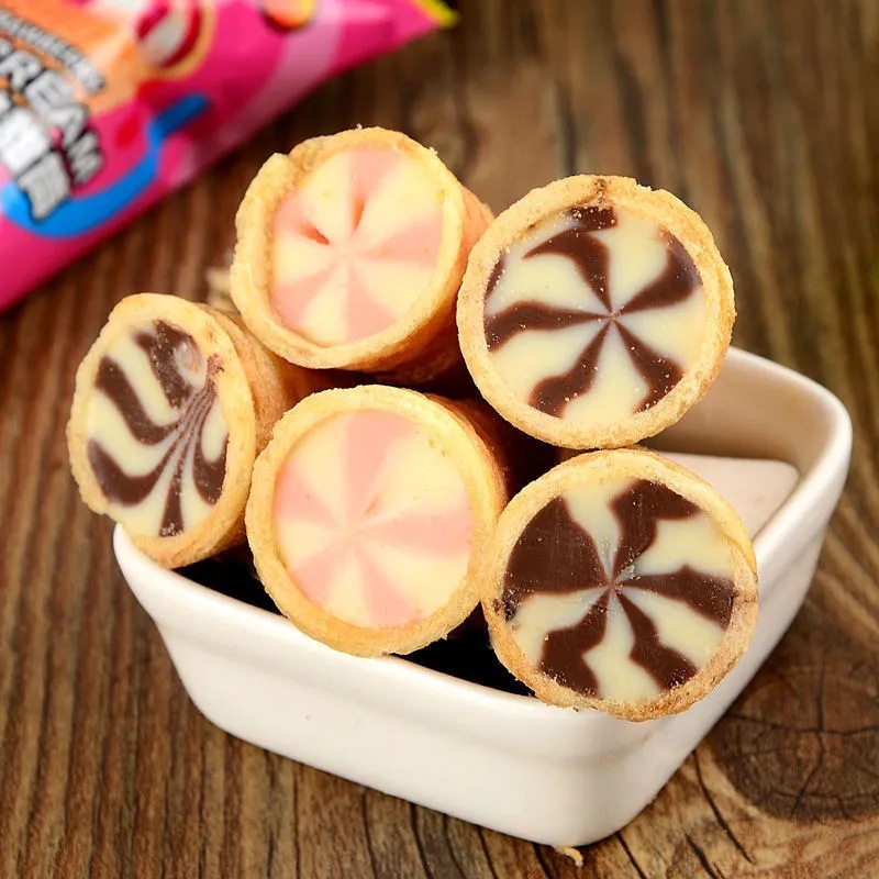 甜筒巧克力脆筒星球杯夹心草莓冰淇淋雪糕冰激凌饼干散装批发包邮