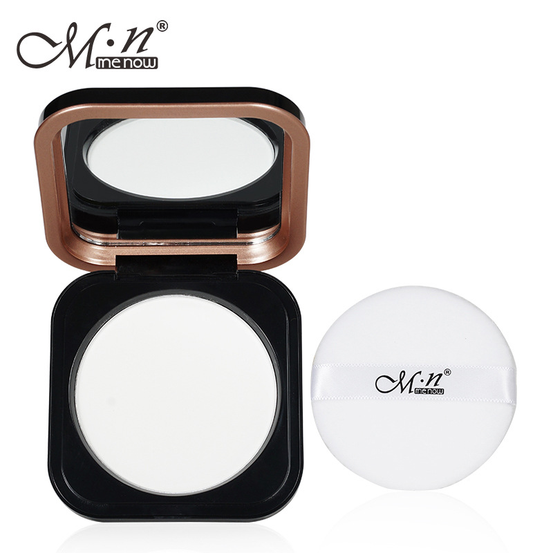 Menow Miele Square Box White Powder Repair Highlight Powder with Mirror Delicate Matte Oil Control F688