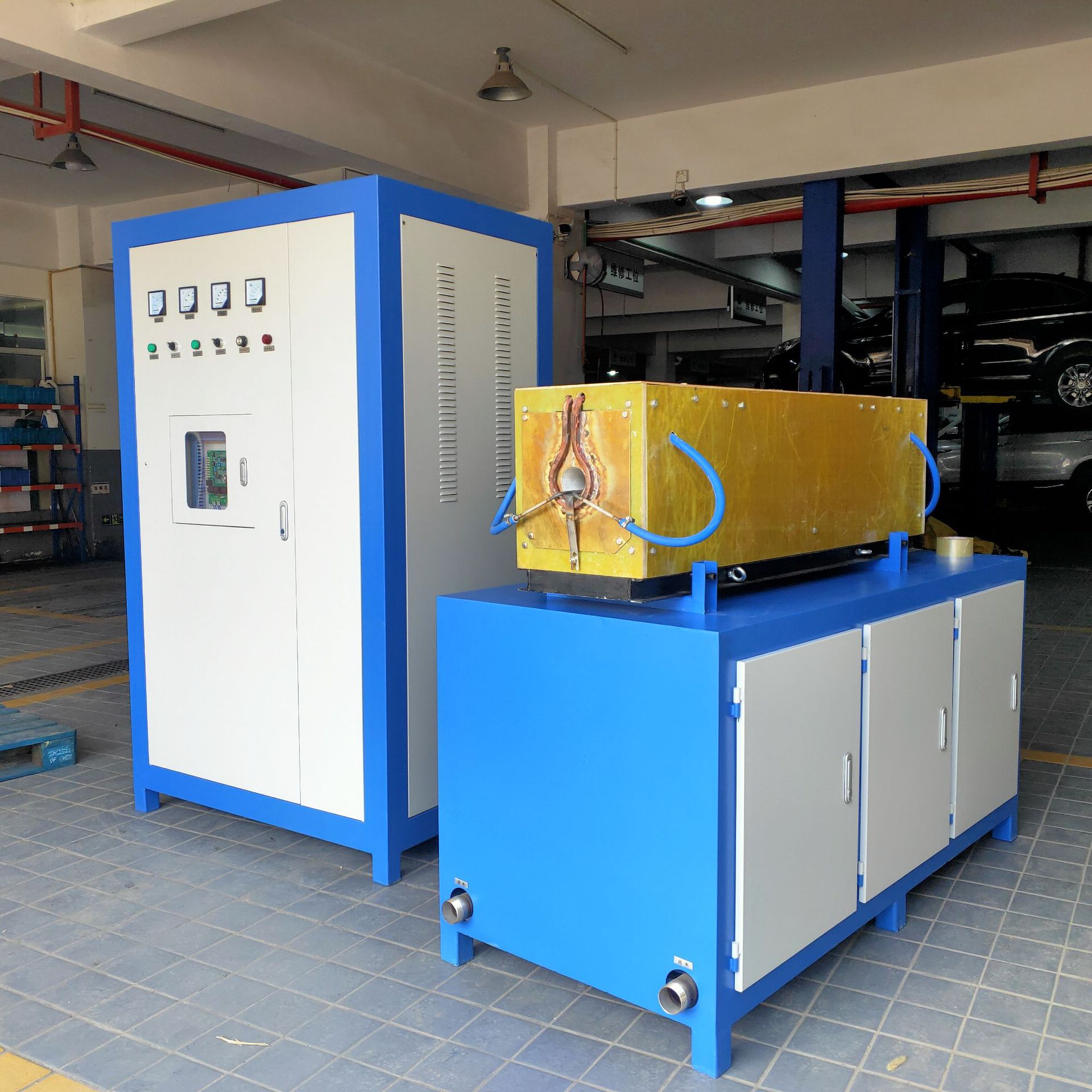 非标定制kgps电炉 中频感应加热设备 圆钢棒材锻造透热炉