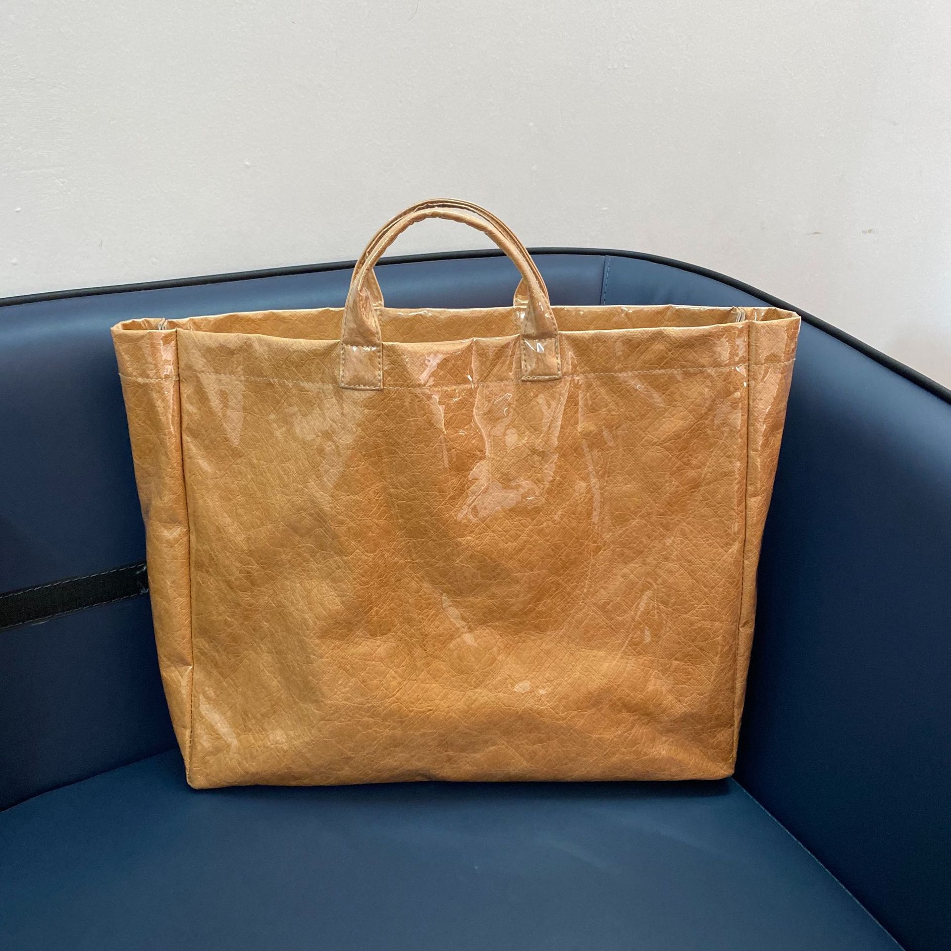 杜邦纸袋定购/手提袋可水洗牛皮纸印logo双层杜邦袋潮流包