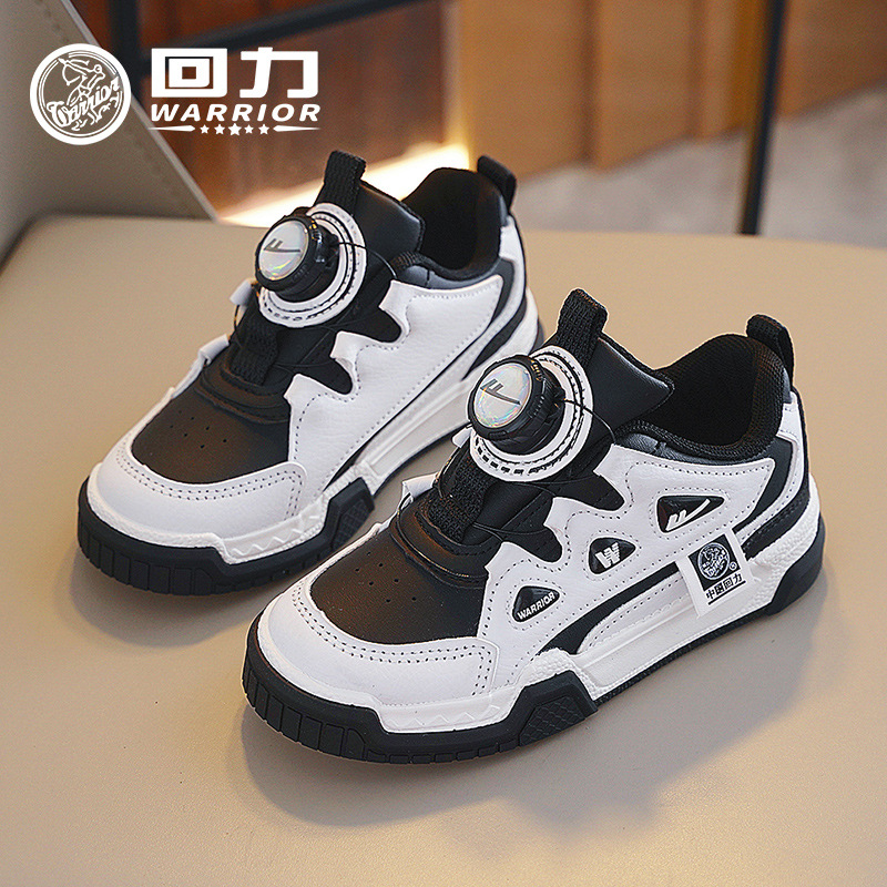 Warrior Children's Shoes Children's Sneakers 2023 Autumn New Girls' Campus Casual Shoes Boys' Fashionable All-Matching Sneakers