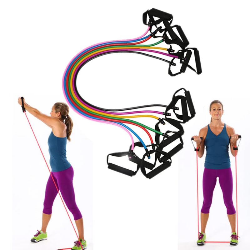 一字拉力绳 弹力绳力量训练 拉力器材乳胶管臂力阻wj10017-阿里巴巴