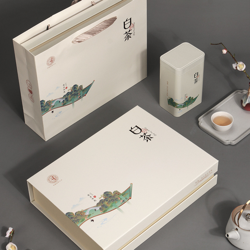 绿茶/白茶/春茶茶叶礼盒包装盒空礼盒礼品盒安吉茶叶包装盒子