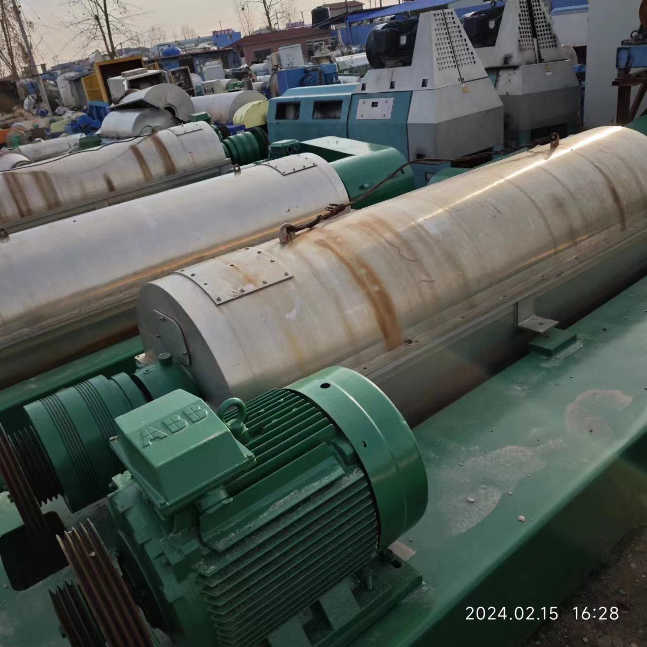 九成新650上海离心机研究所卧螺离心机 固液分离离心机