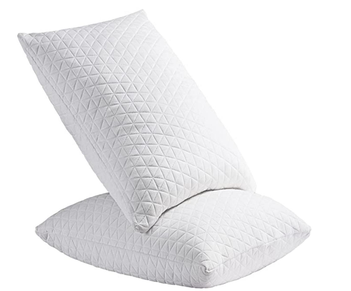 成人记忆棉枕头碎海绵填充可调节颈椎枕竹纤维慢回弹压缩记忆枕