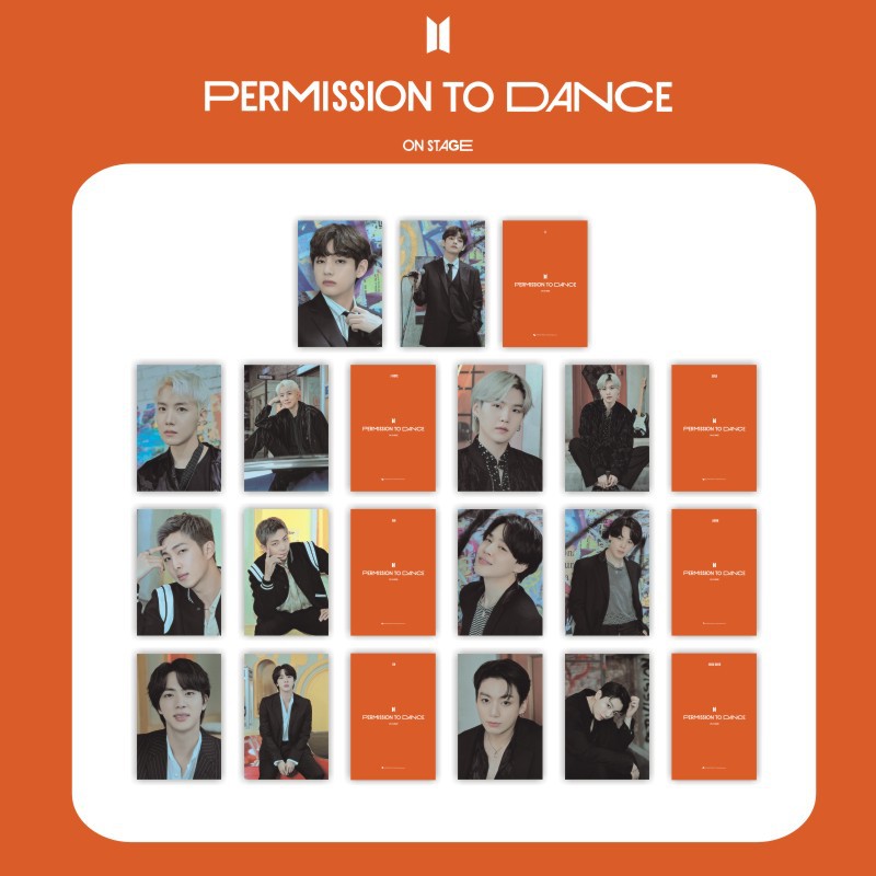 防弹少年团 小卡 照片卡 ptd场周 大尺寸写真照片 明星片周边同款