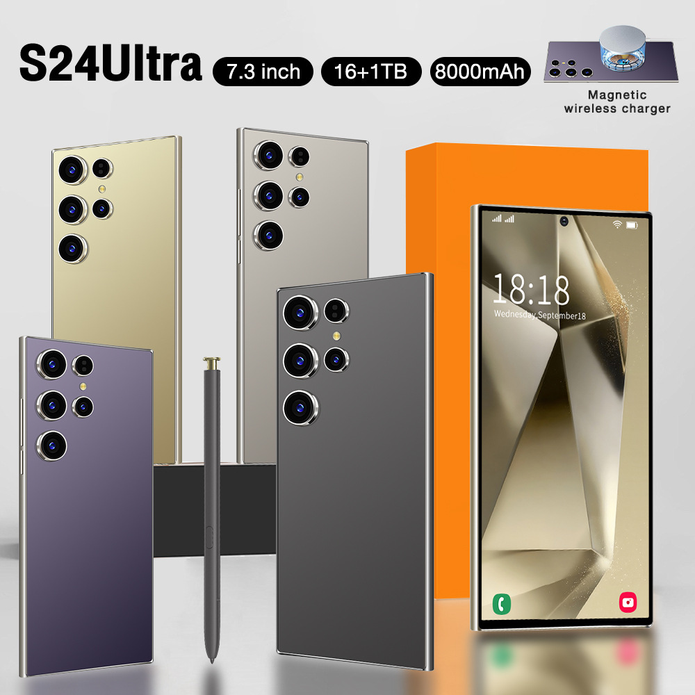 S24Ultra跨境现货1:1无线充电6.75寸智能手机3G安卓2+16外贸代发