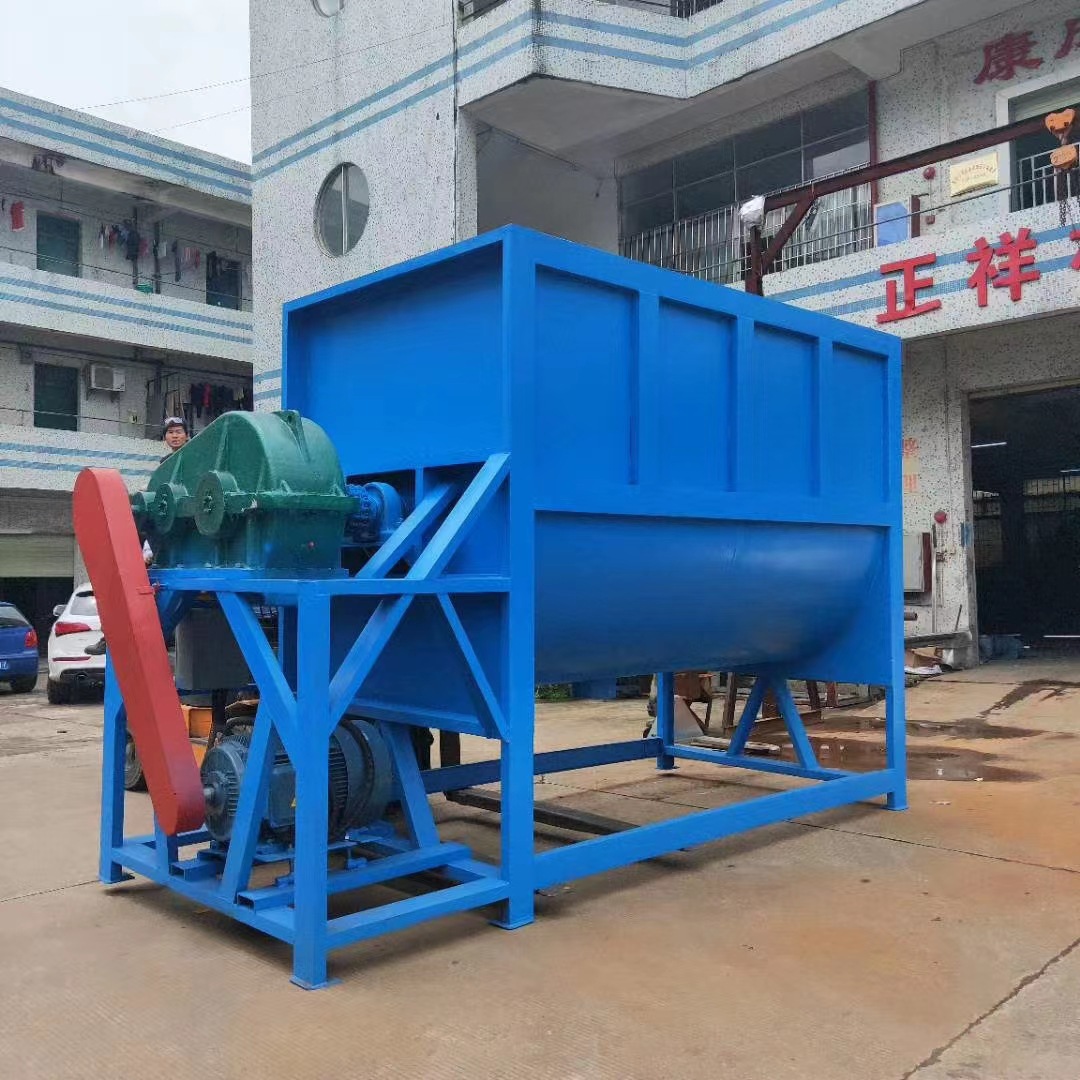 江西直供除油粉卧式双螺带混合机不锈钢卧式搅拌机价格图片