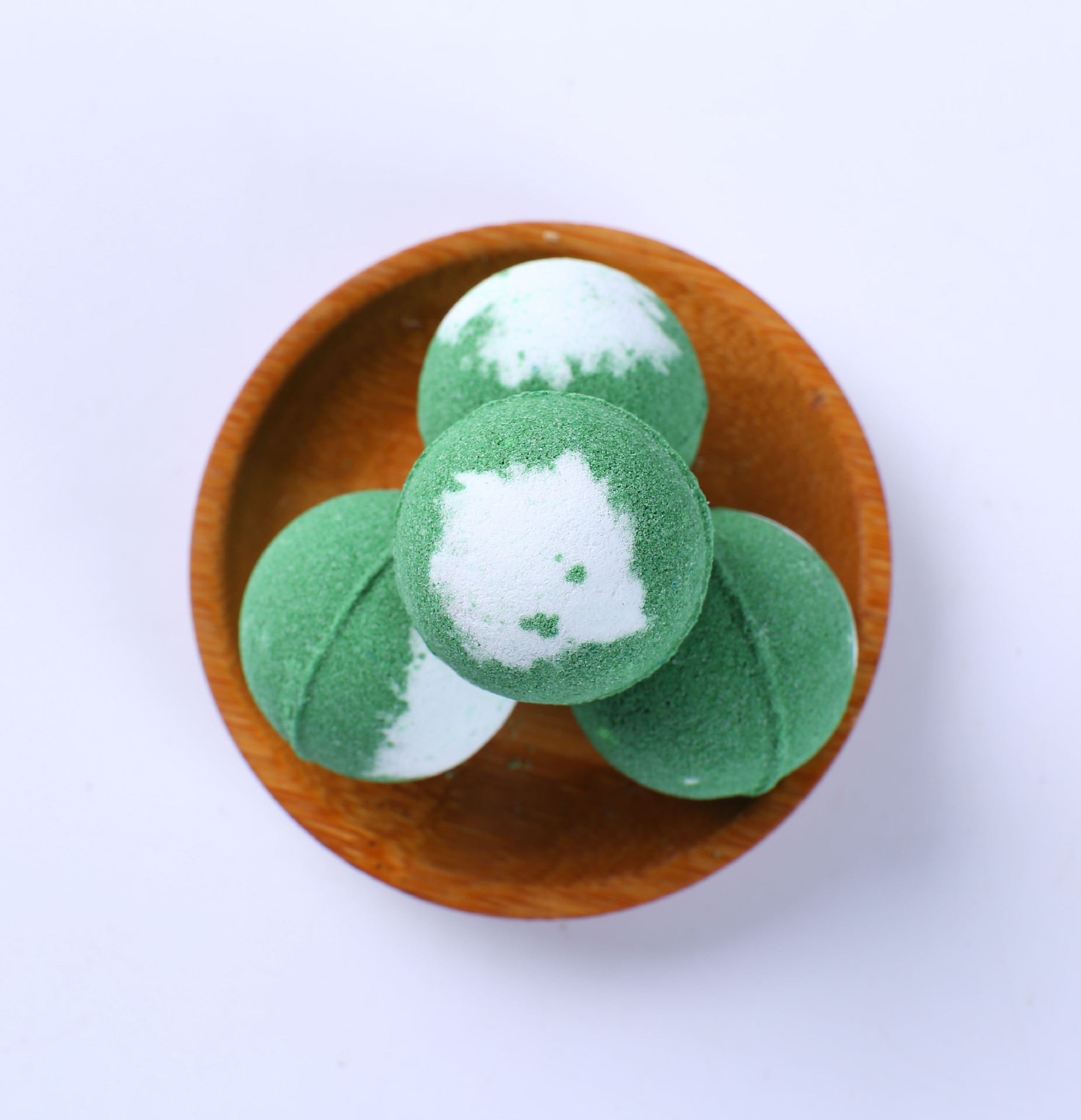 跨境单色60g圆形泡澡球爆炸盐沐浴盐球 精油泡澡球厂家现货供应