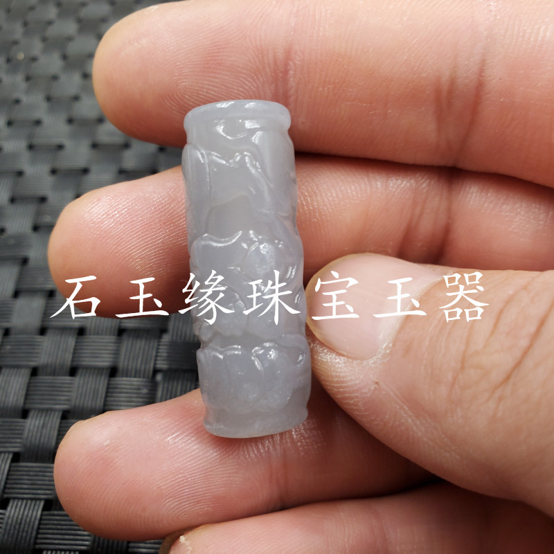 玉石挂件新疆和田玉龙柱挂件白玉红糖龙柱吊坠和田玉