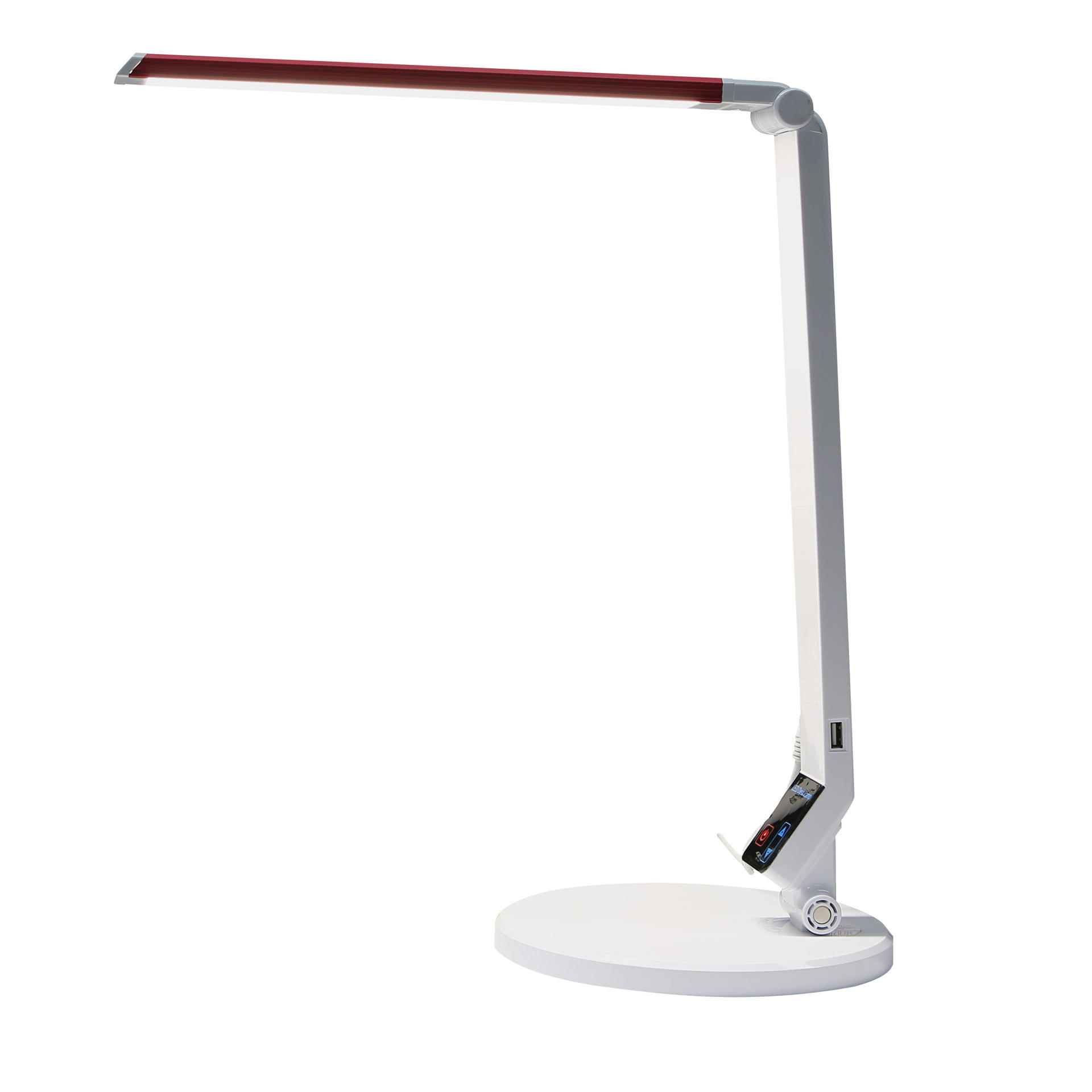 led儿童学生学习护眼台灯工作带usb台灯床头阅读调光调色创意台灯