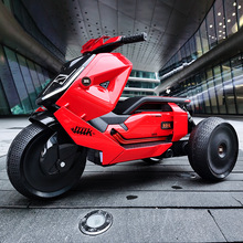 贝多奇新款幻影儿童电动摩托车可坐人玩具电瓶车宝马新款推荐