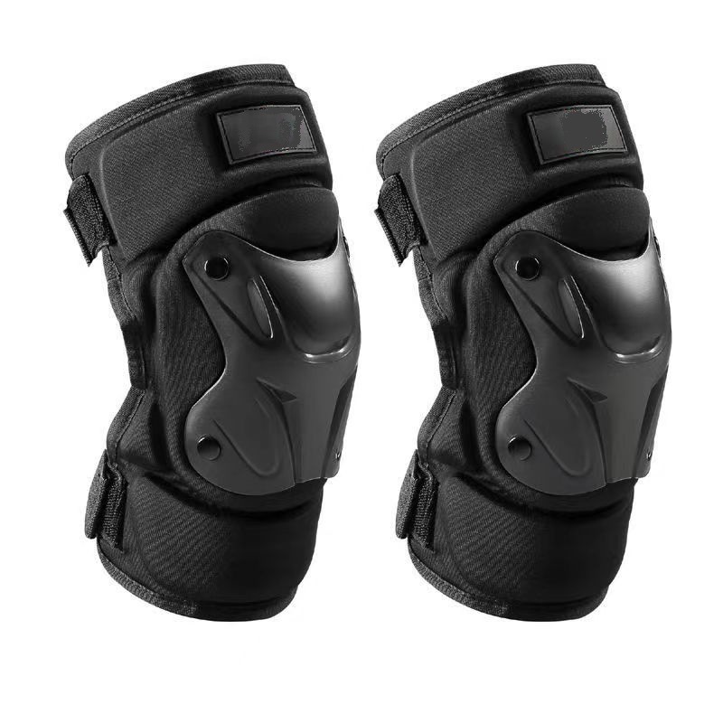 摩托骑行防摔护膝越野赛车防护护具电动车防风护腿轮滑通用-阿里巴巴