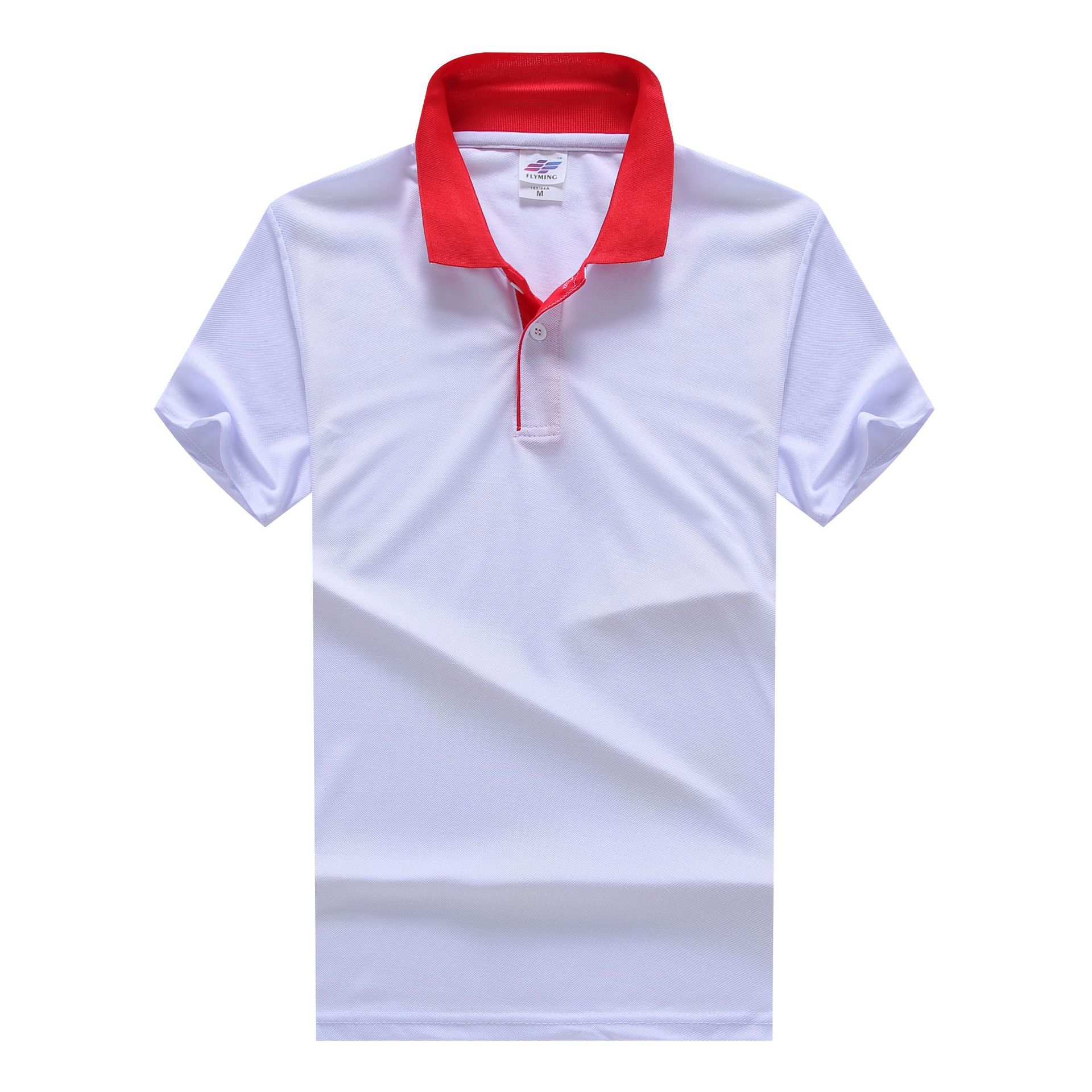 Lapel Short Sleeve Advertising Shirt Fixed Work Clothes Color Matching Polo Shirt T-shirt Corporate Culture Group Clothes Printed Logo Embroidery