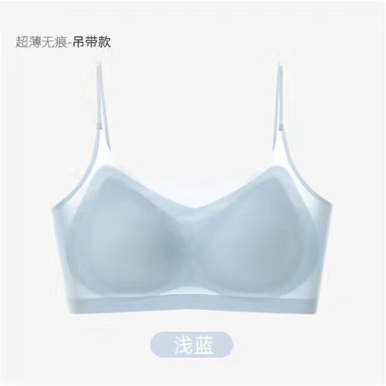 Summer New Ultra-Thin Cool Gauze Bra for Women Seamless Comfort Push up Adjustable Breathable plus Size Underwear