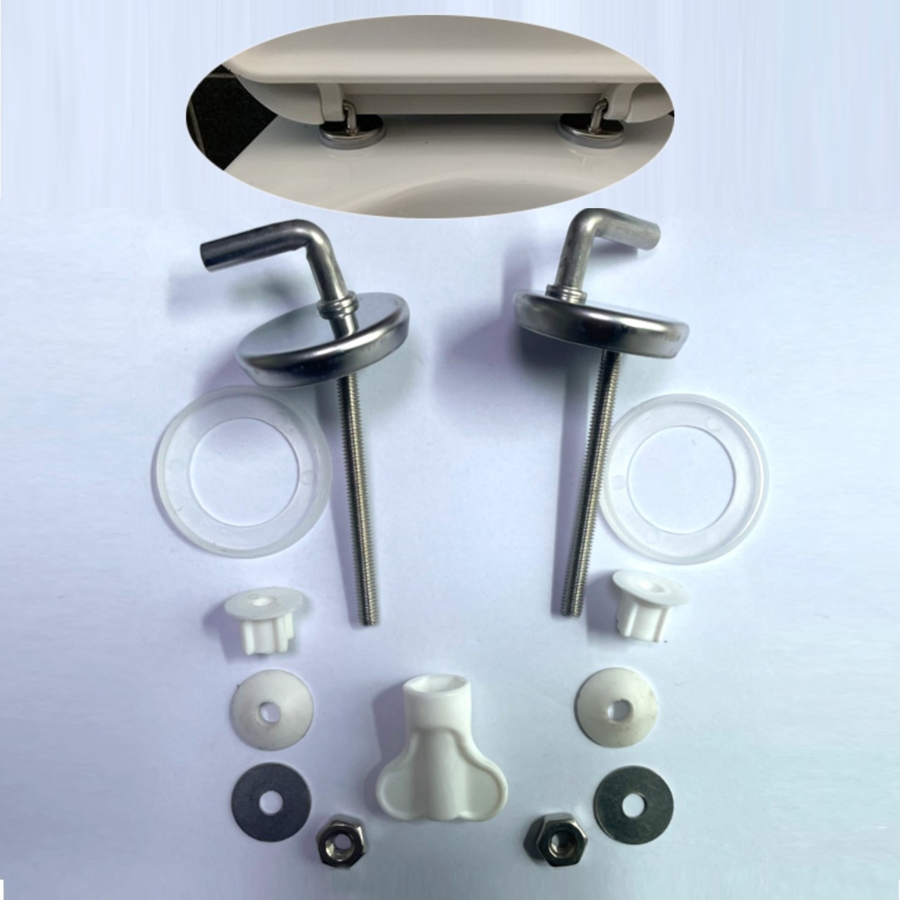 通用pp脲醛马桶盖铰链配件