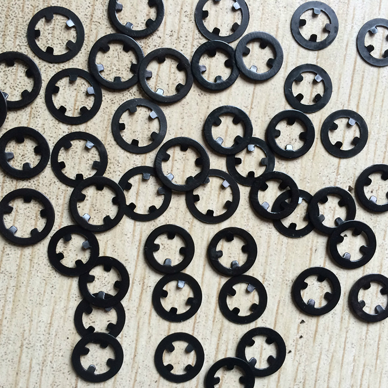 供应轴承夹 梅花卡簧 梅花轴端挡圈 齿形减震垫 机械内齿防脱圈