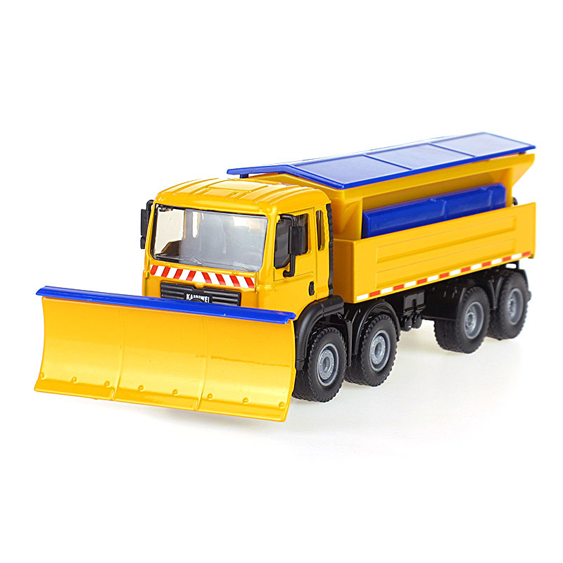 凯迪威1:50铲雪车合金工程车模型推土机 玩具模型 625029 礼盒装