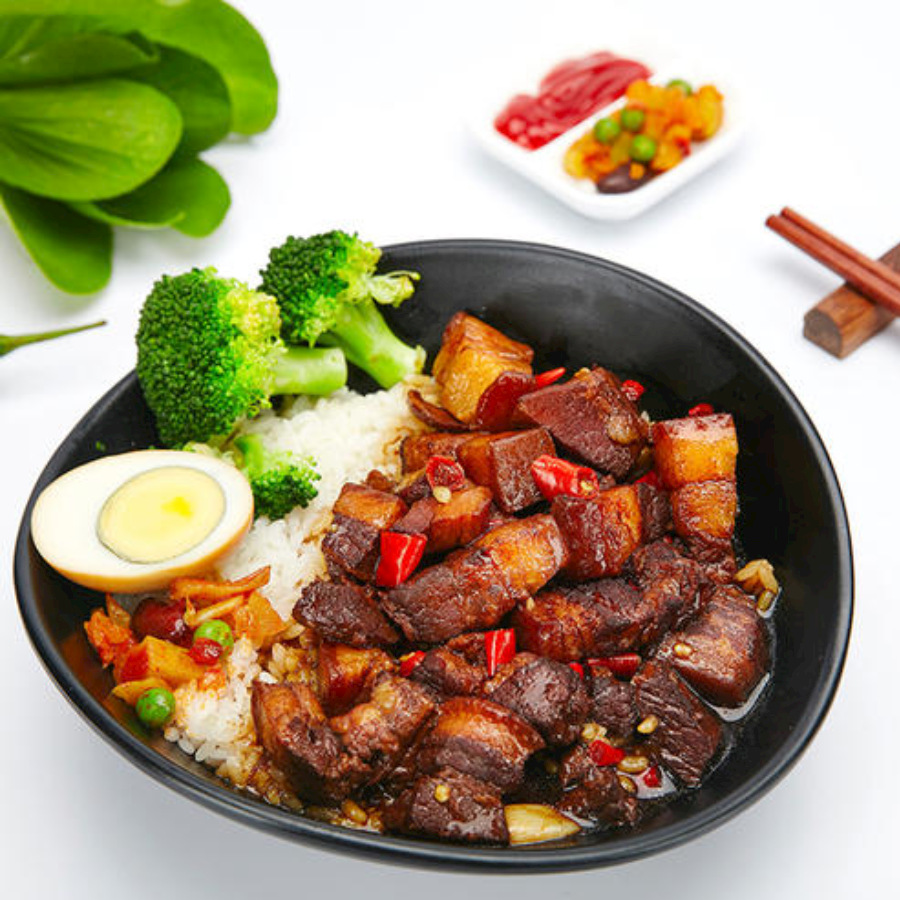毛氏红烧肉卤肉饭10斤外卖猪肉东坡肉五花肉碎卤水香辣麻辣
