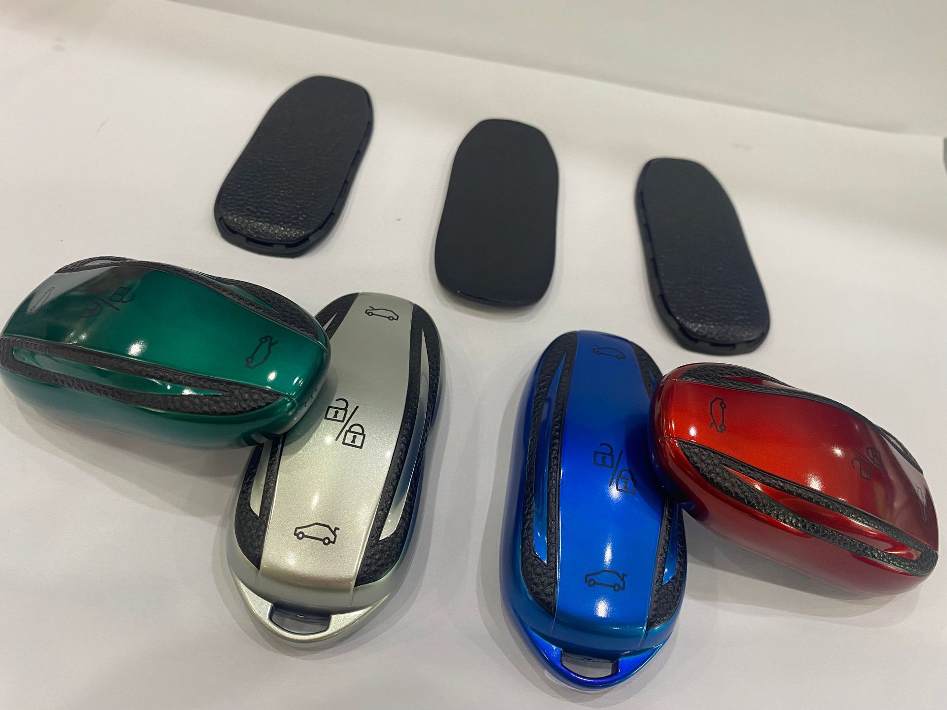 适用于特斯拉modely/3/x 皮纹汽车钥匙保护套耐磨防水全包保护壳