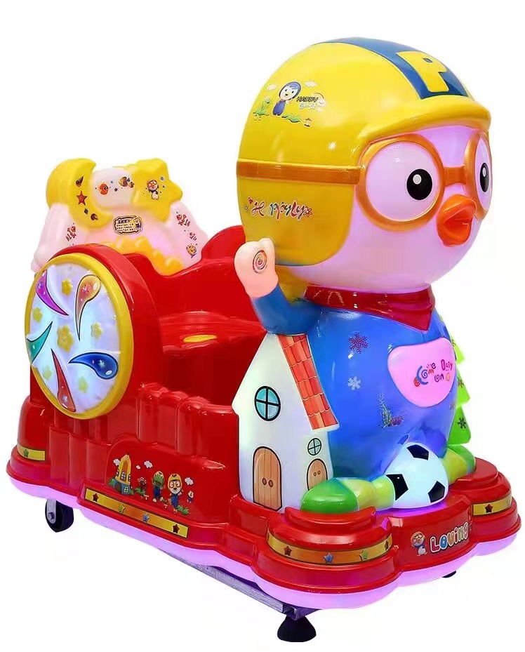 萌趣表情包摇摇车波波乐猪猪侠摇摆车小汽车摇摆车阿狸共享投放摇