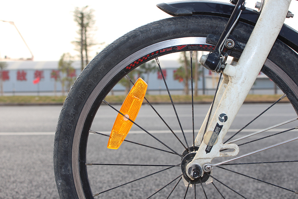 风行折叠自行车反光片夜骑安全反光贴警示牌代驾电动车货架反光板