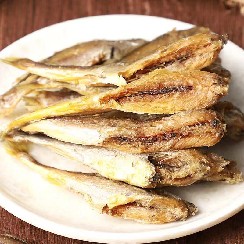 香酥黄花鱼黄鱼酥小黄鱼酥即食黄花鱼网红小吃香烤酥脆小黄鱼