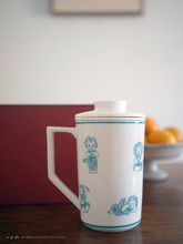 T1FI皇小小 小鹿杯小兔杯 陶瓷水杯便携茶杯 办公室家用马克杯茶