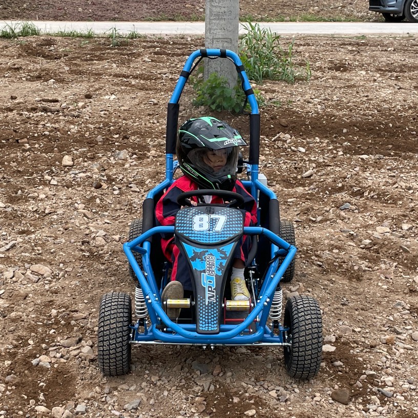 汽油公园场地赛道游乐场电动摩托单双座室内外儿童越野沙滩卡丁车