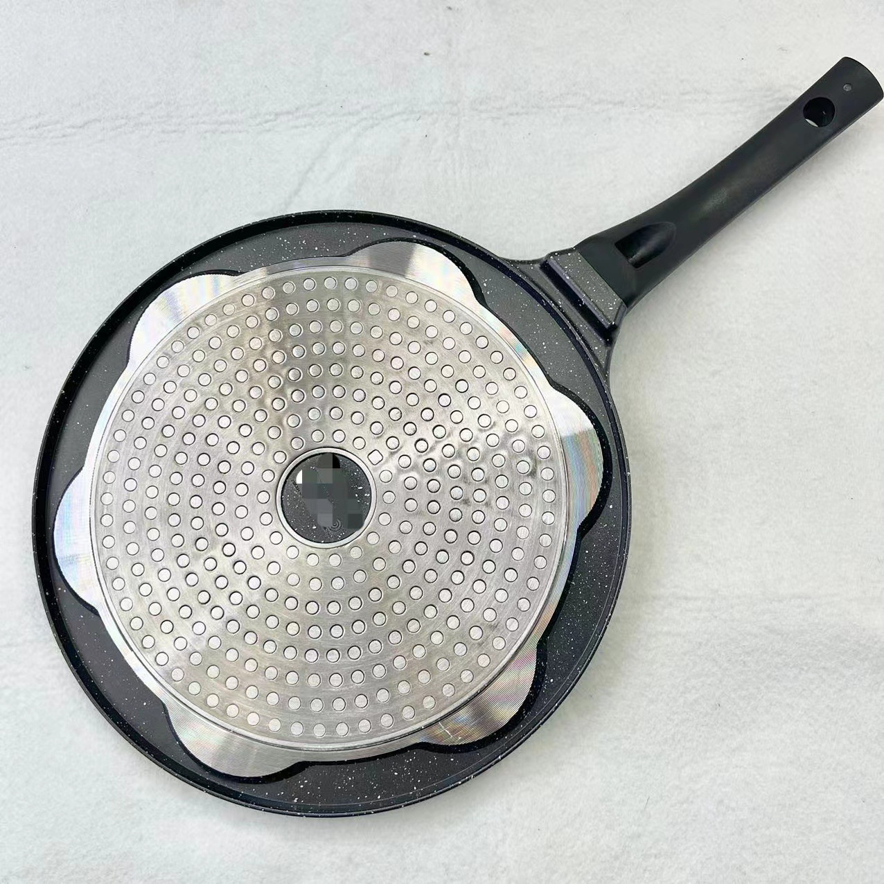 Cross-Border Seven-Hole Egg Frying Pan Medical Stone Non-Stick Pan English Muffin Pan Egg Dumplings Omelette Mold Breakfast Pot