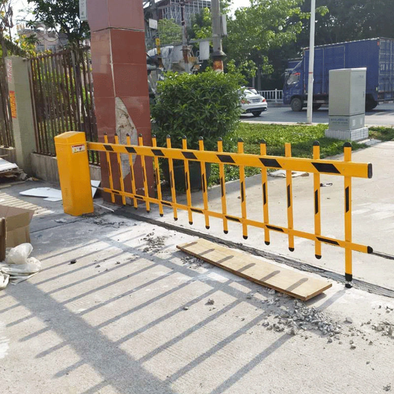 通达捷安小区门口栏杆电动门卫升降杆自遥控起落杆停车场栅栏道闸