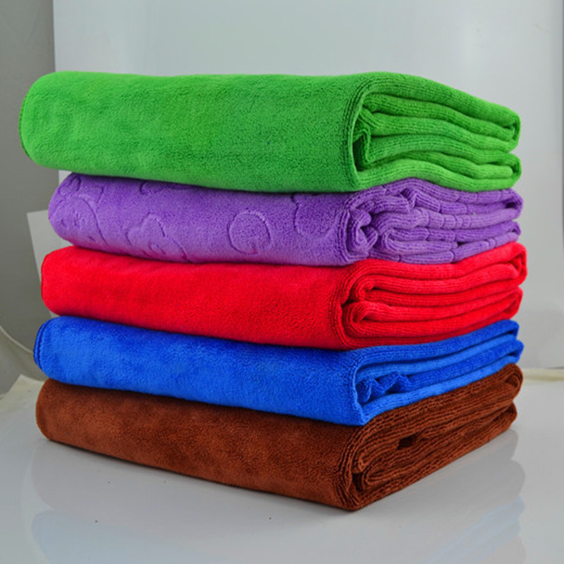 420g细纤维洗车毛巾干发巾吸水毛巾40*60汽车用品理发店酒店浴巾
