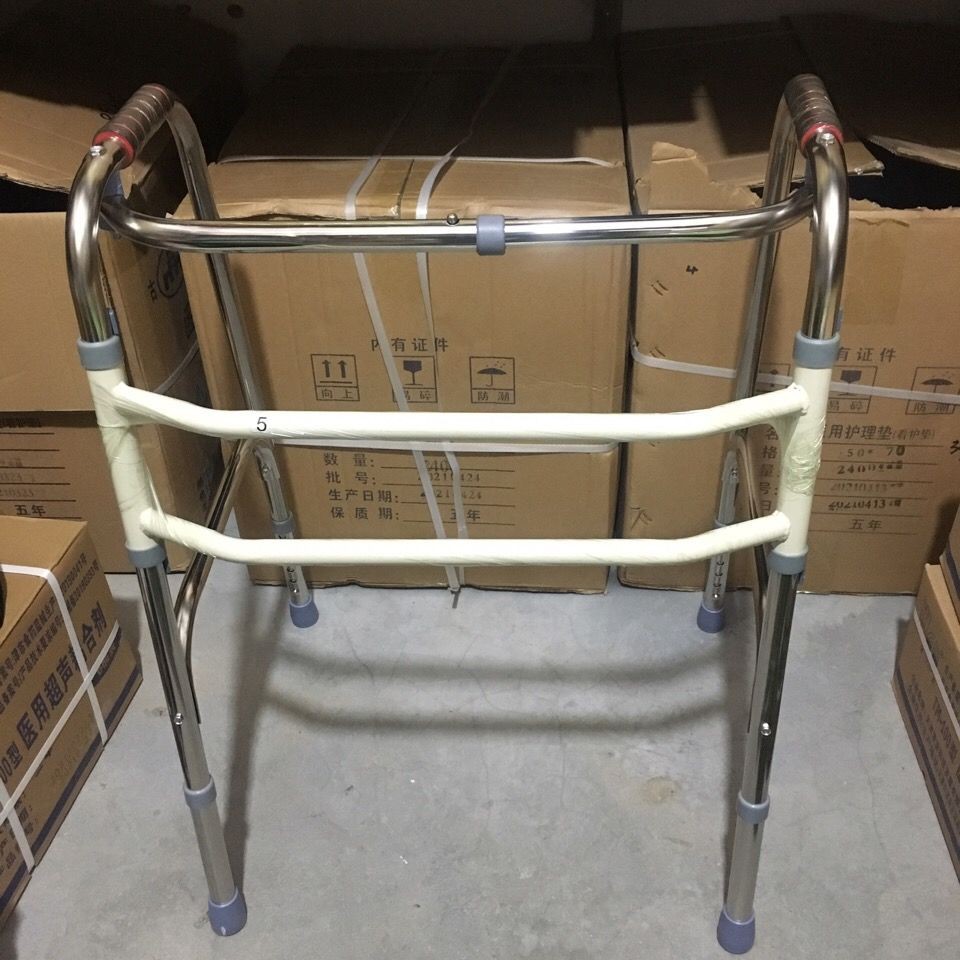 老人助行器助行架残疾人康复拐杖辅助走路扶手架折叠可调高助行器