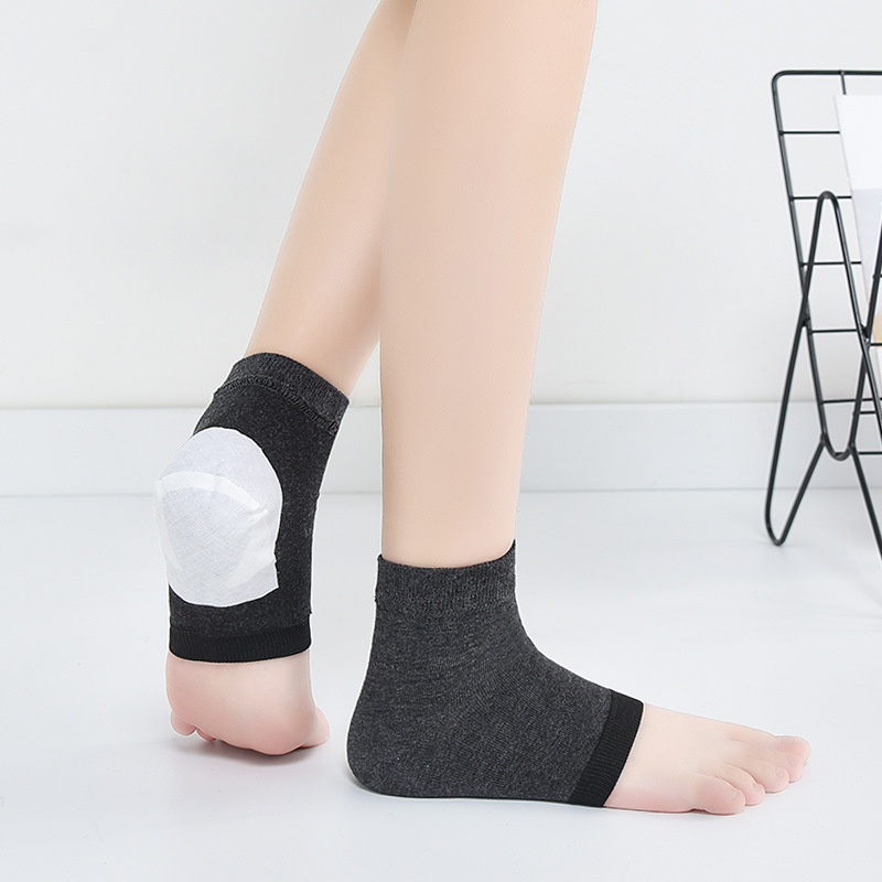 女士足跟保护套护脚套足跟痛脚后跟干裂保湿袜子防裂袜套