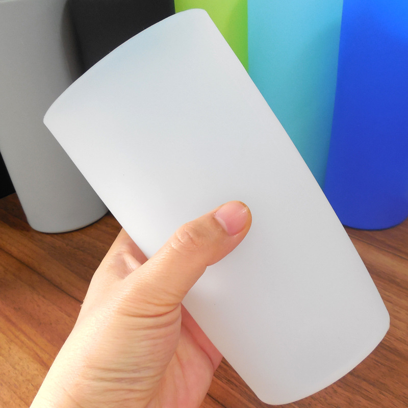 加长硅胶杯套包底杯套直径7.5*18cm玻璃水杯硅胶保护套