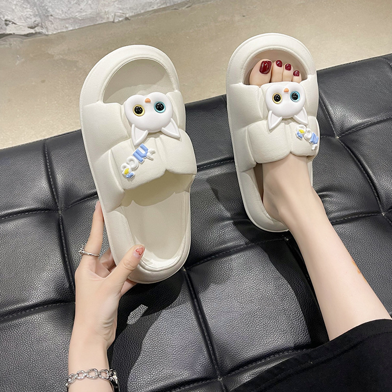 Little Red Book Recommendation New Internet Celebrity Slip-on Slippers Summer Ins Fashion Outerwear Cute Home Soft Bottom Sandals