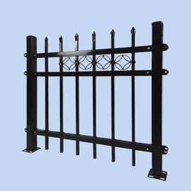 锌钢护栏 户外别墅工厂围墙围栏 庭院隔离防护栏小区铁艺防盗栅栏