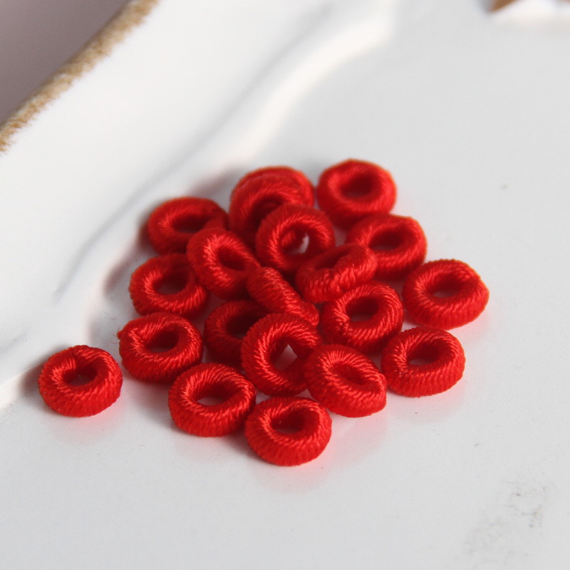 纯手工制作线圈/菠萝结璎珞圈编织diy手绳手链项链半成品材料配件